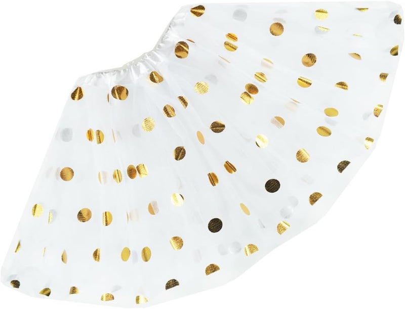 WINROLA Girls' Polka Dot Tutu Glitter Ballet 3 Layer Tulle Dance Skirt Mouse Little Girls 3-8Y Costume Dress Up Tutu - Image 1